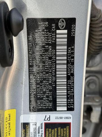 Photo of 2016 Celestial Silver Metallic Toyota Camry