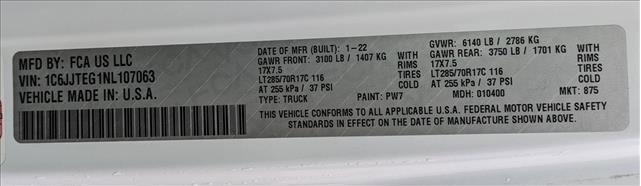 Photo of 2022 Bright White Clearcoat Jeep Gladiator