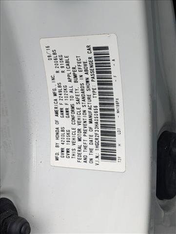 Photo of 2017 White Orchid Pearl Honda Accord