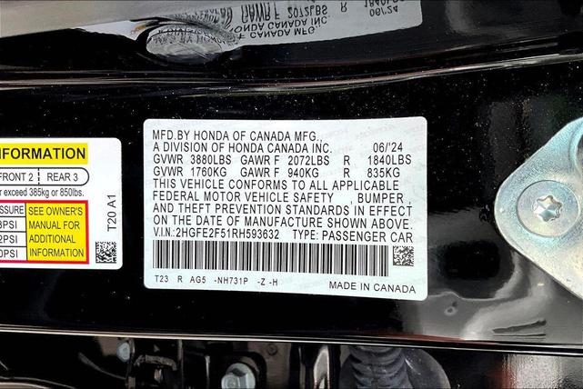 Photo of 2024 Gray Honda Civic