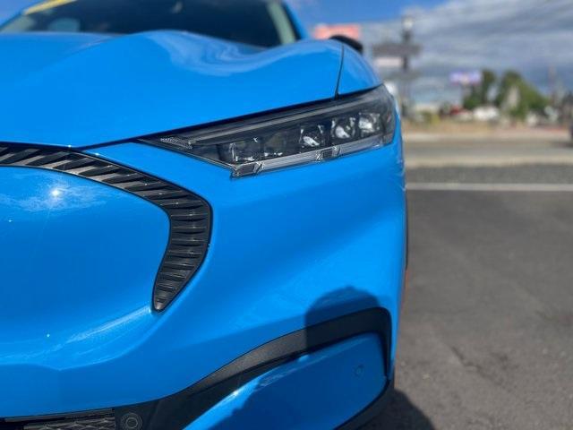 Photo of 2023 Grabber Blue Ford Mustang Mach-E