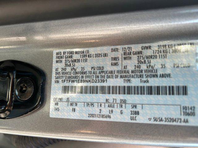 Photo of 2022 Iconic Silver Metallic Ford F-150