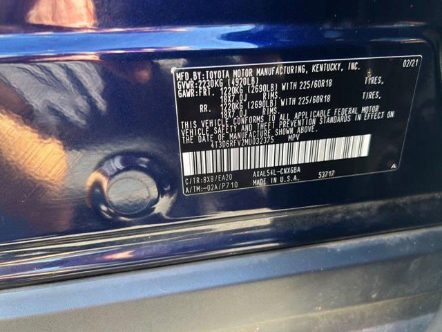 Photo of 2021 Blue Print Toyota RAV4 Hybrid