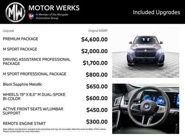 Photo of 2025 Black Sapphire Metallic BMW X1