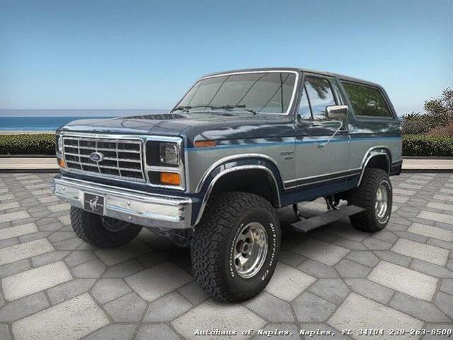 Photo of 1986 Shadow Blue Metallic Ford Bronco