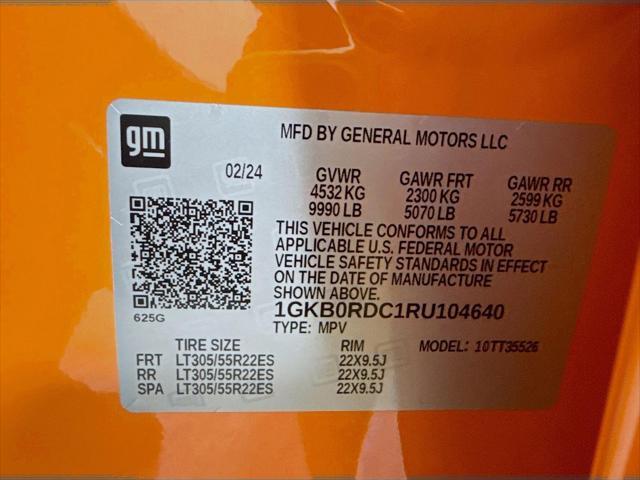 Photo of 2024 Afterburner Tintcoat (Orange) GMC HUMMER EV SUV