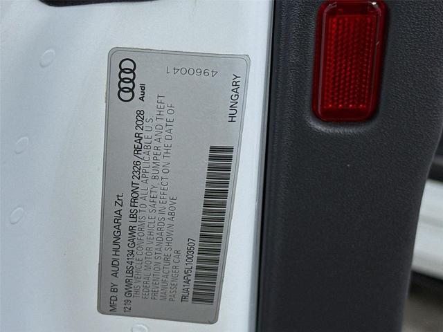 Photo of 2020 Glacier White Audi TTS