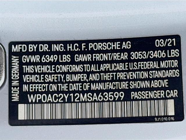 Photo of 2021 Ice Grey Metallic Porsche Taycan