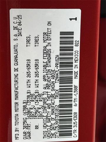 Photo of 2025 03u5 Toyota Tacoma
