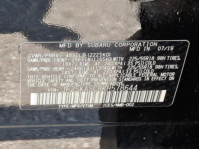 Photo of 2019 Crystal Black Silica Subaru Forester