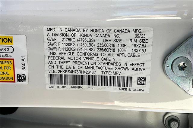Photo of 2024 sparkle silver metallic Honda CR-V