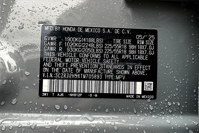 Photo of 2026 Urban Gray Pearl Honda HR-V