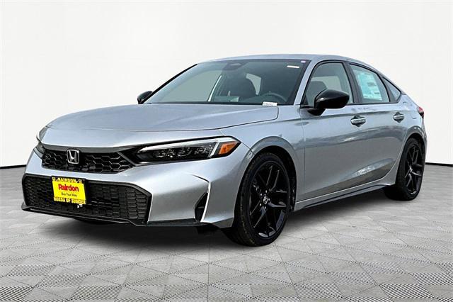 Photo of 2025 Solar Silver Metallic Honda Civic
