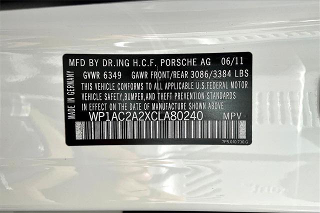 Photo of 2012 White Porsche Cayenne