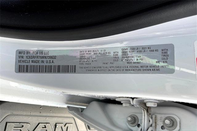 Photo of 2021 Bright White Clearcoat RAM 1500