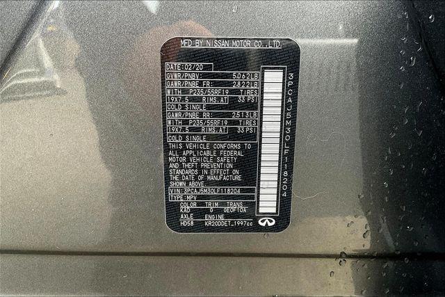 Photo of 2020 Graphite Shadow INFINITI QX50