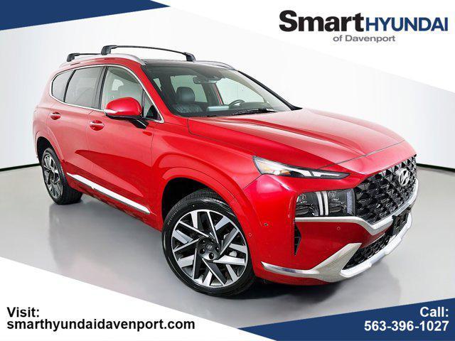 Photo of 2023 Calypso Red Hyundai SANTA FE