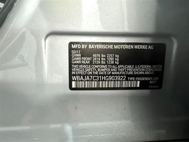 Photo of 2017 Glacier Silver Metallic BMW 530