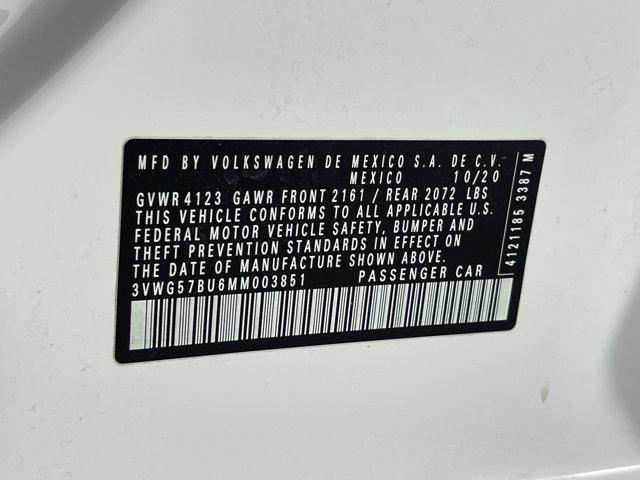 Photo of 2021 Pure White Volkswagen Jetta