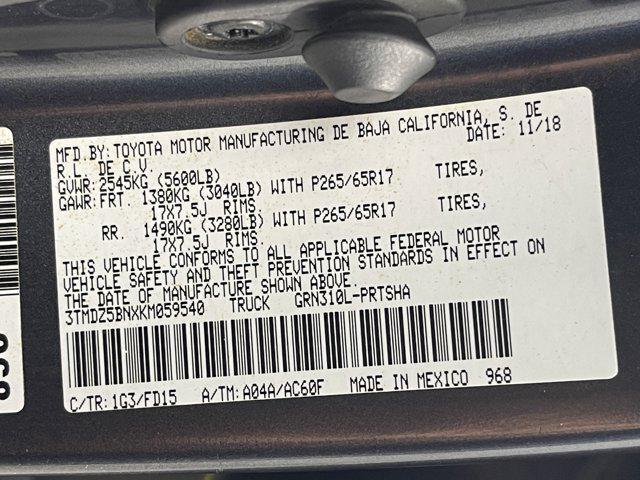 Photo of 2019 Magnetic Gray Metallic Toyota Tacoma