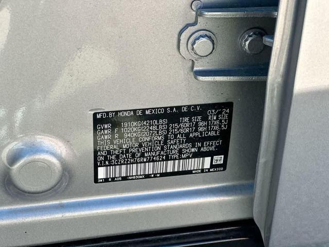 Photo of 2024 Lunar Silver Metallic Honda HR-V