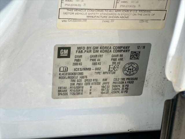 Photo of 2019 Summit White Buick Encore