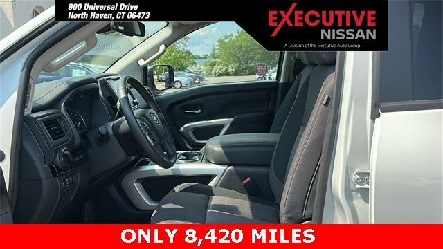 Photo of 2024 Glacier White Nissan Titan