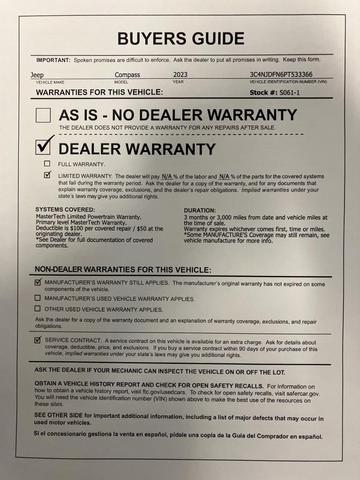 Photo of 2023 Laser Blue Pearlcoat Jeep Compass