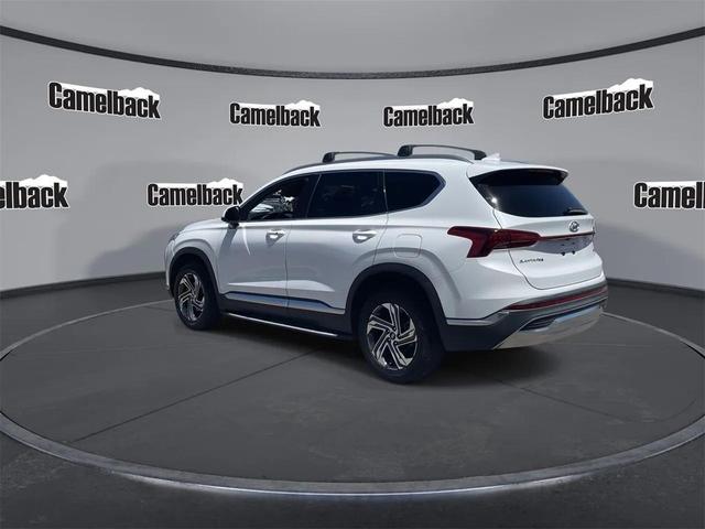 Photo of 2021 Quartz White Hyundai SANTA FE