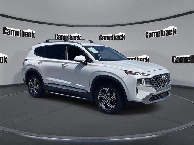 Photo of 2021 Quartz White Hyundai SANTA FE