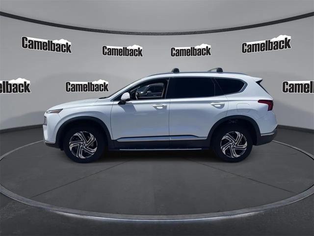 Photo of 2021 Quartz White Hyundai SANTA FE