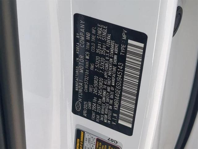 Photo of 2025 Hyper White Hyundai PALISADE