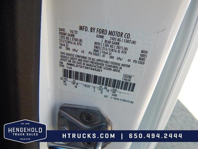 Photo of 2022 White Ford Transit Connect