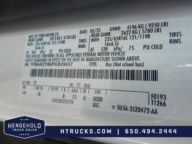 Photo of 2023 White Ford Transit-350