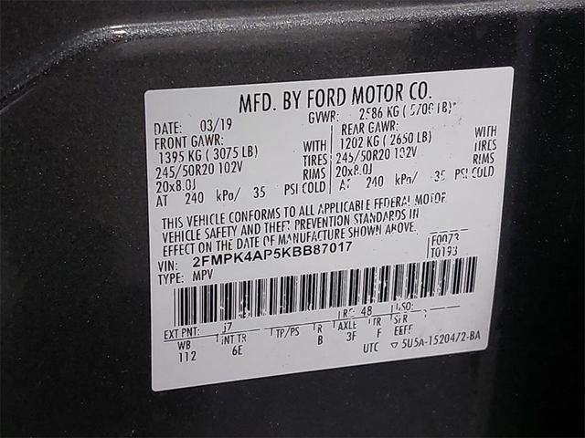 Photo of 2019 Magnetic Metallic Ford Edge
