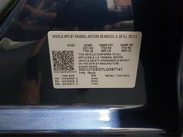 Photo of 2020 Northsky Blue Metallic Chevrolet Silverado 1500