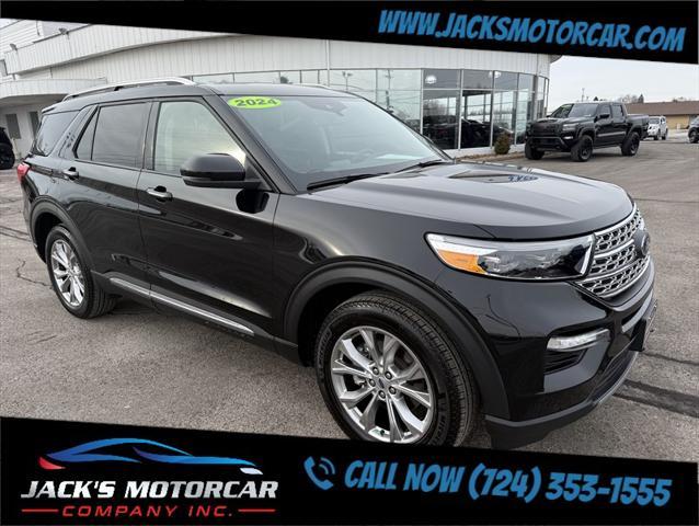 Photo of 2024 Agate Black Metallic Ford Explorer