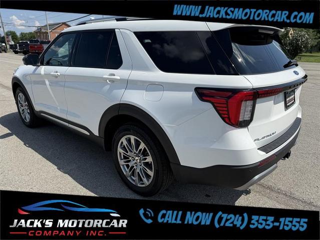Photo of 2025 Star White Metallic Tri-Coat Ford Explorer