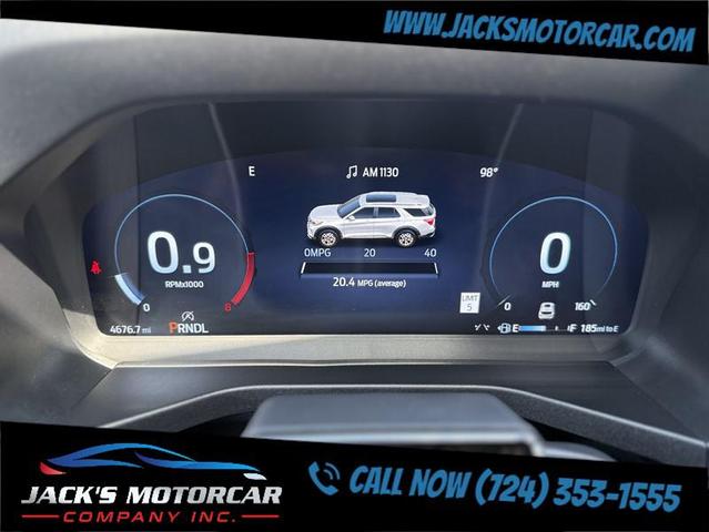 Photo of 2025 Star White Metallic Tri-Coat Ford Explorer
