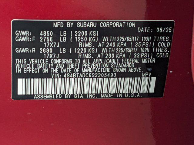 Photo of 2025 Crimson Red Pearl Subaru Outback