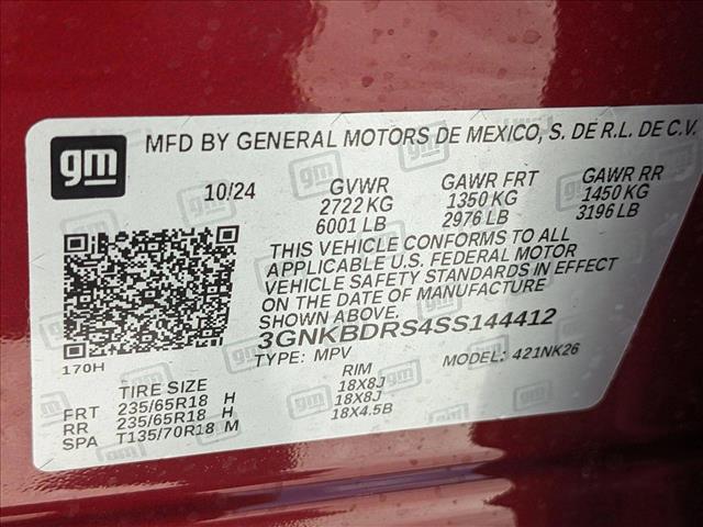 Photo of 2025 Radiant Red Tintcoat Chevrolet Blazer