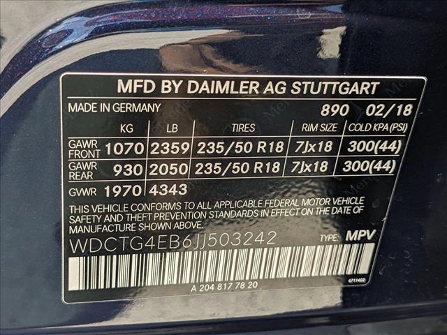 Photo of 2018 Lunar Blue Metallic Mercedes-Benz GLA 250