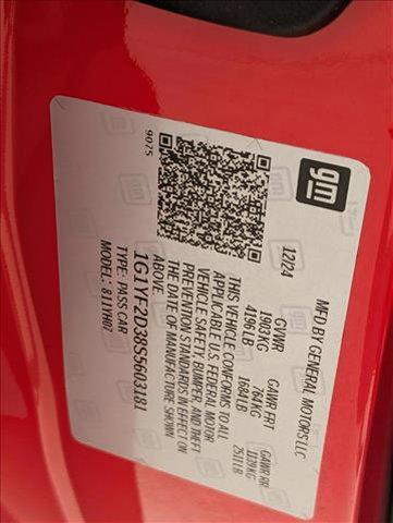 Photo of 2025 Torch Red Chevrolet Corvette