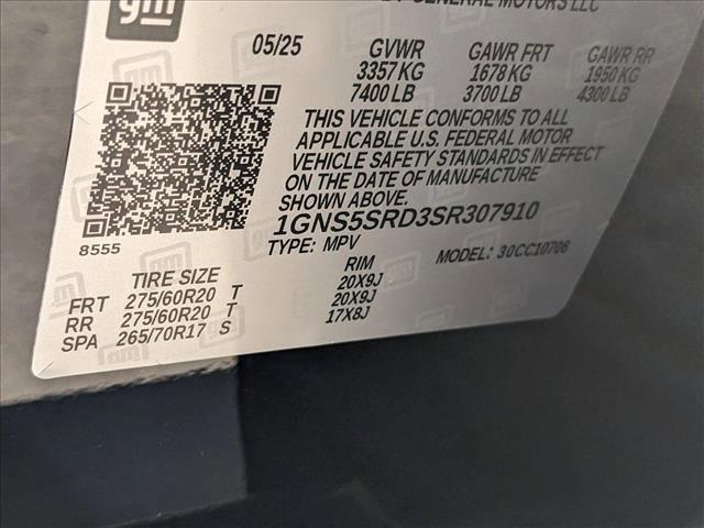 Photo of 2025 Black Chevrolet Tahoe
