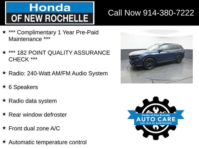 Photo of 2024 Canyon River Blue Metallic Honda CR-V Hybrid