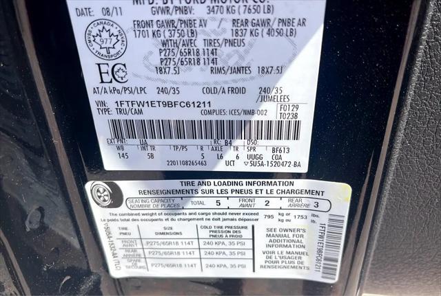 Photo of 2011 Black Ford F-150