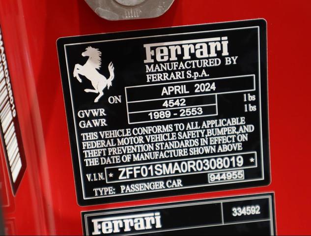 Photo of 2024 Rosso Corsa Ferrari 296 GTS