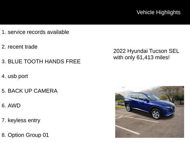 Photo of 2022 Intense Blue Hyundai TUCSON