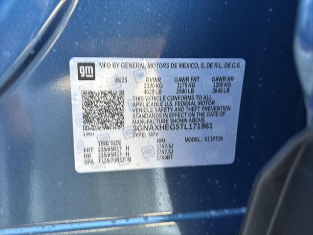 Photo of 2026 Lakeshore Blue Metallic Chevrolet Equinox