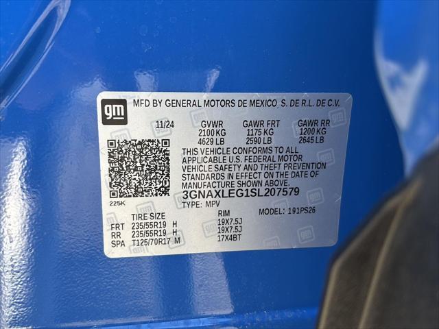 Photo of 2025 Reef Blue Metallic Chevrolet Equinox